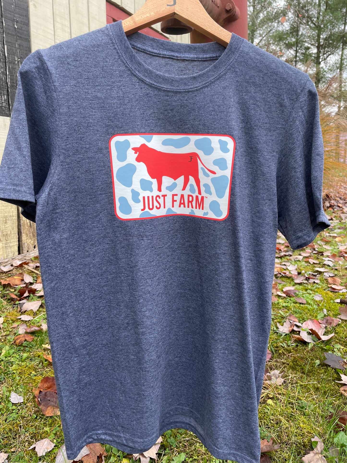 Just Farm Cow Print Tee - Just Farm Apparel