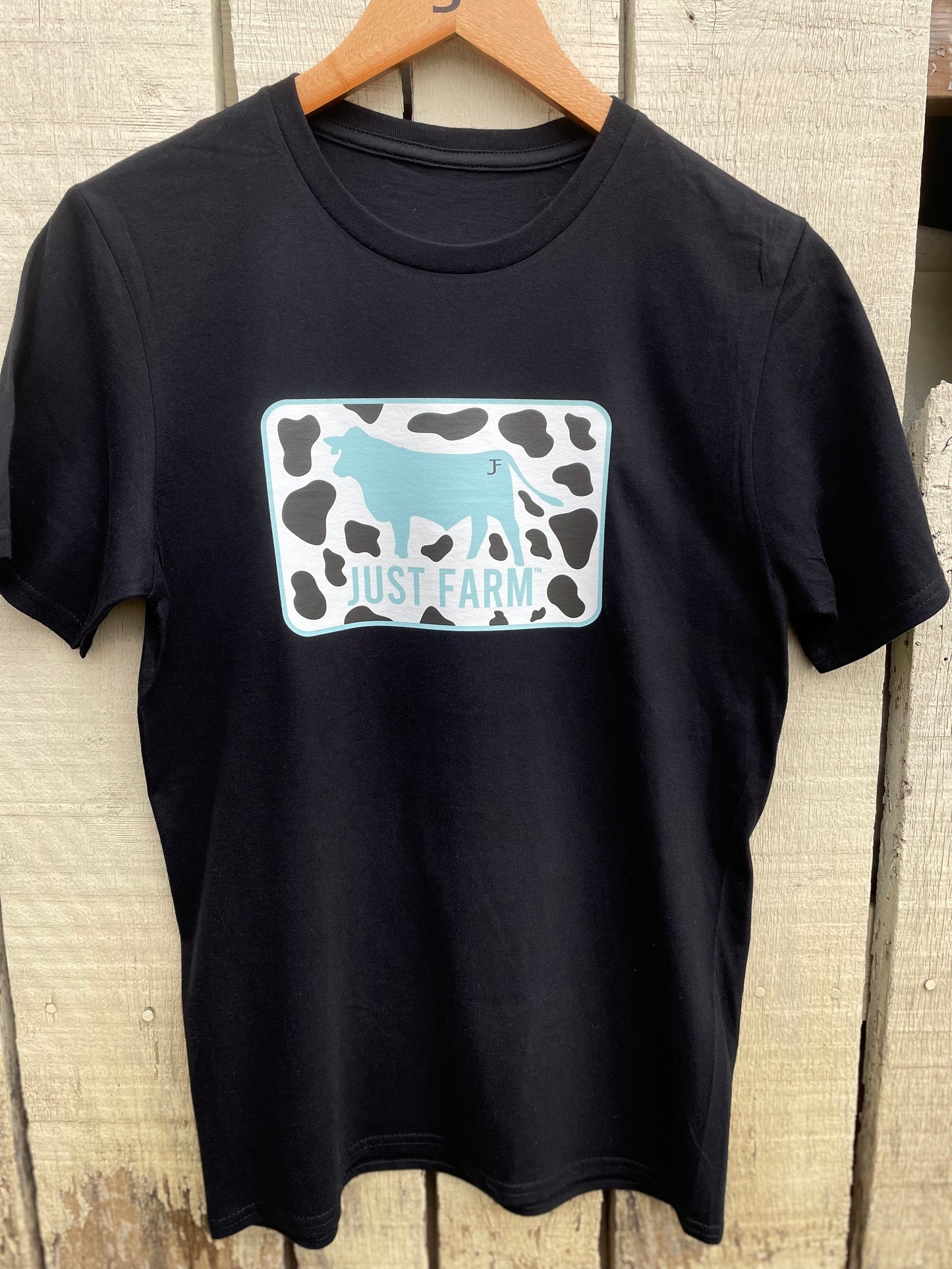 Just Farm Cow Print Tee - Just Farm Apparel