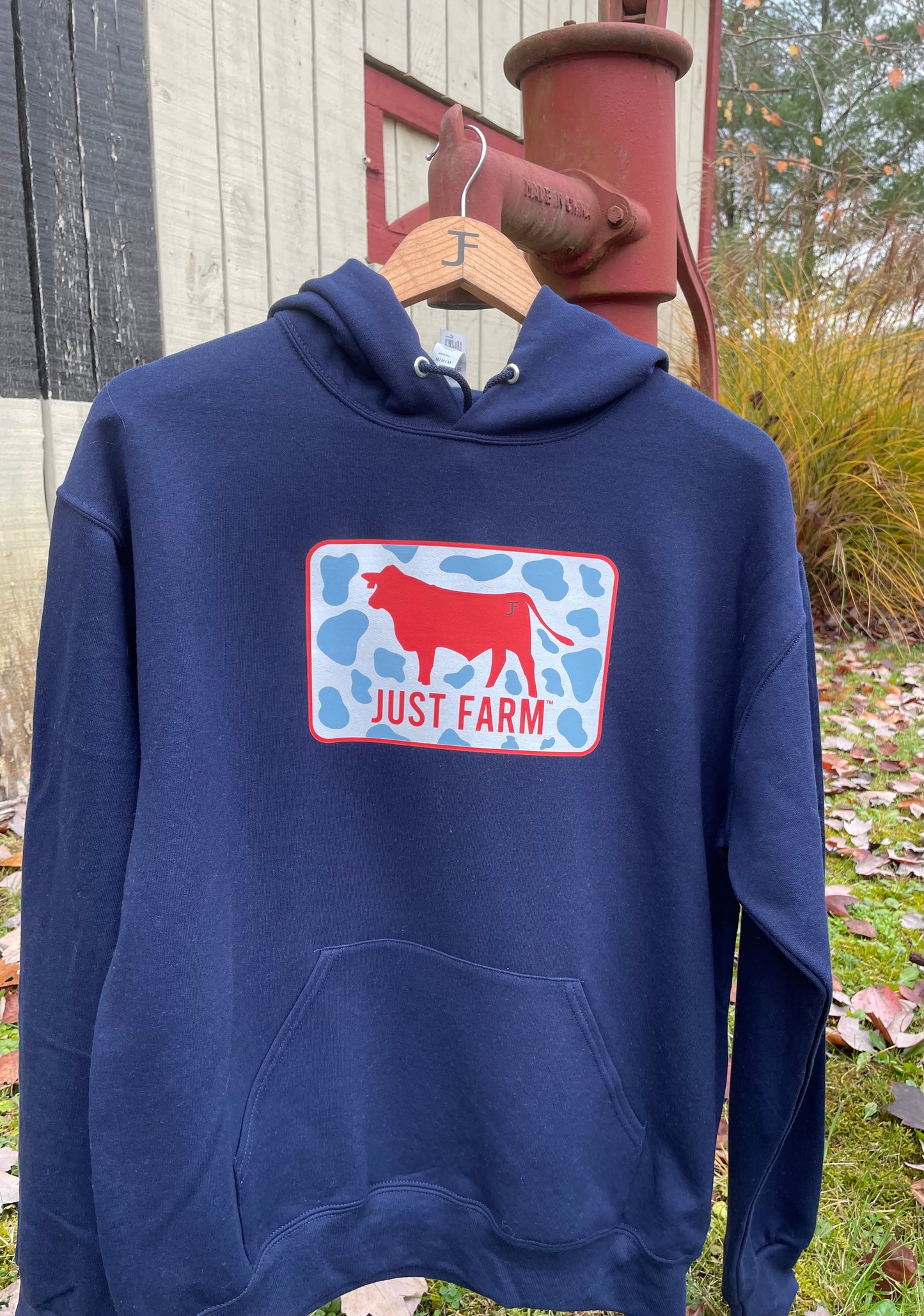 Just Farm Cow Print Hoodie - Just Farm Apparel