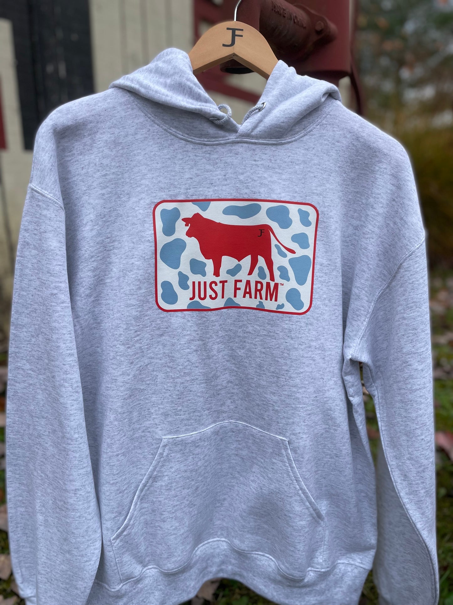 Just Farm Cow Print Hoodie - Just Farm Apparel