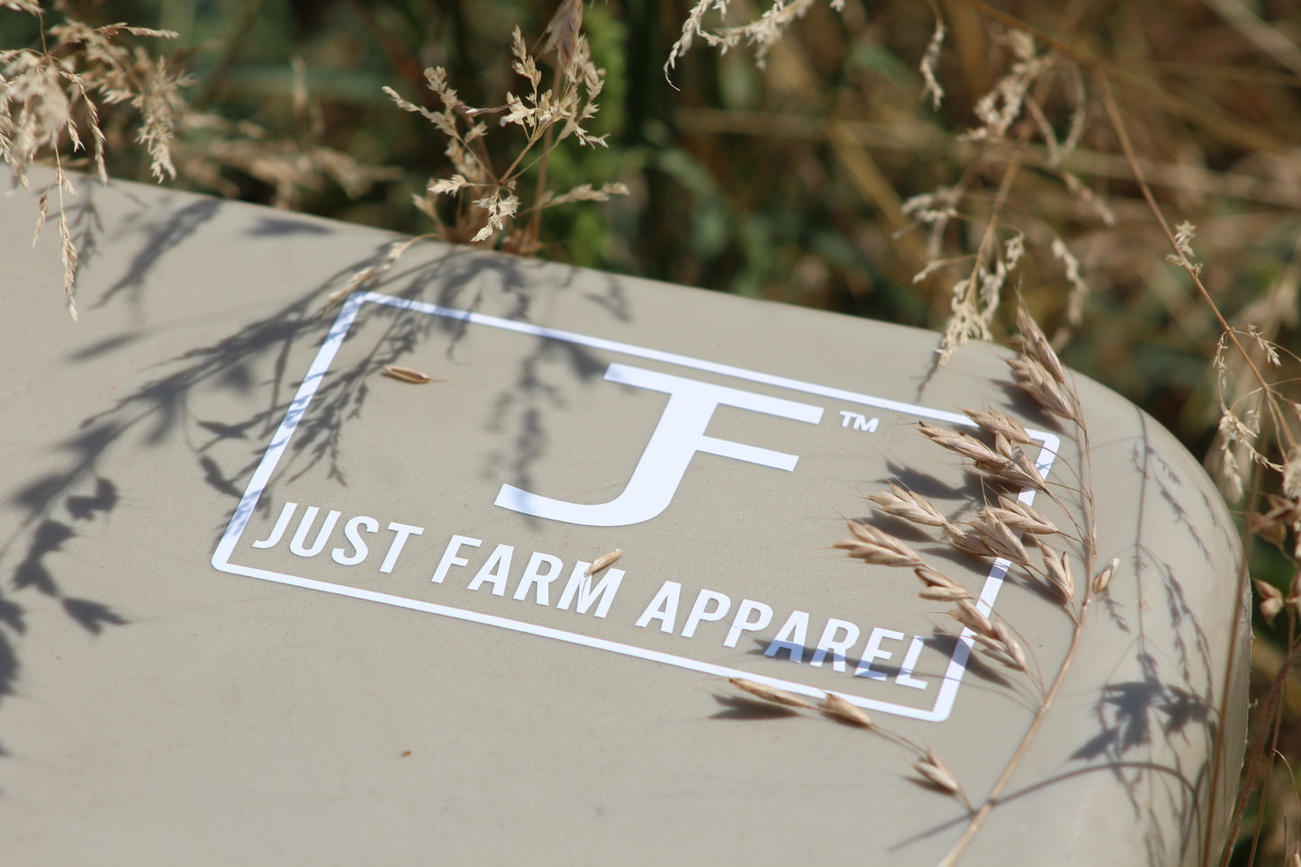 JF Just Farm Apparel Sticker