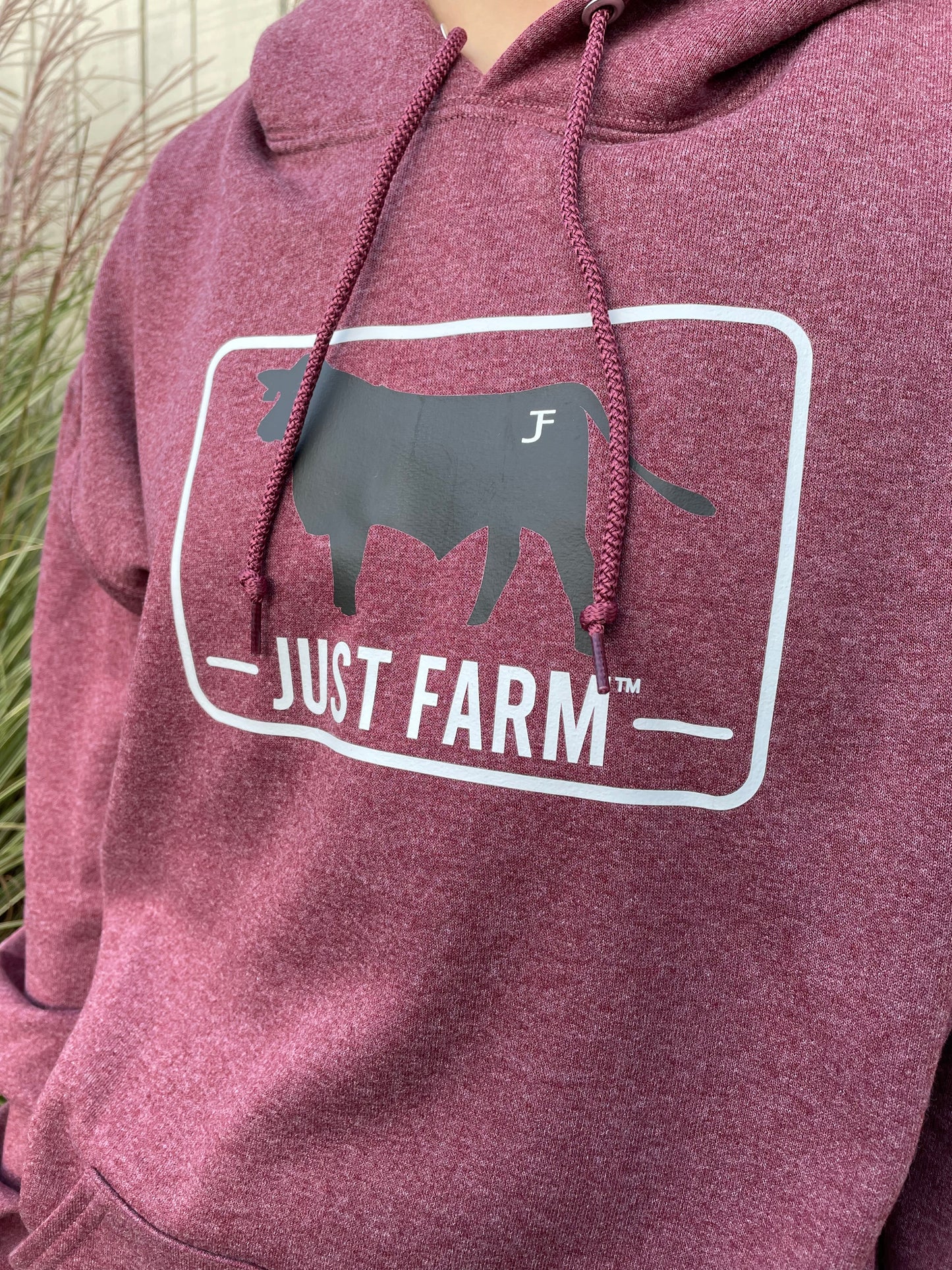 Just Farm JF Branded Steer Hoodie - Just Farm Apparel