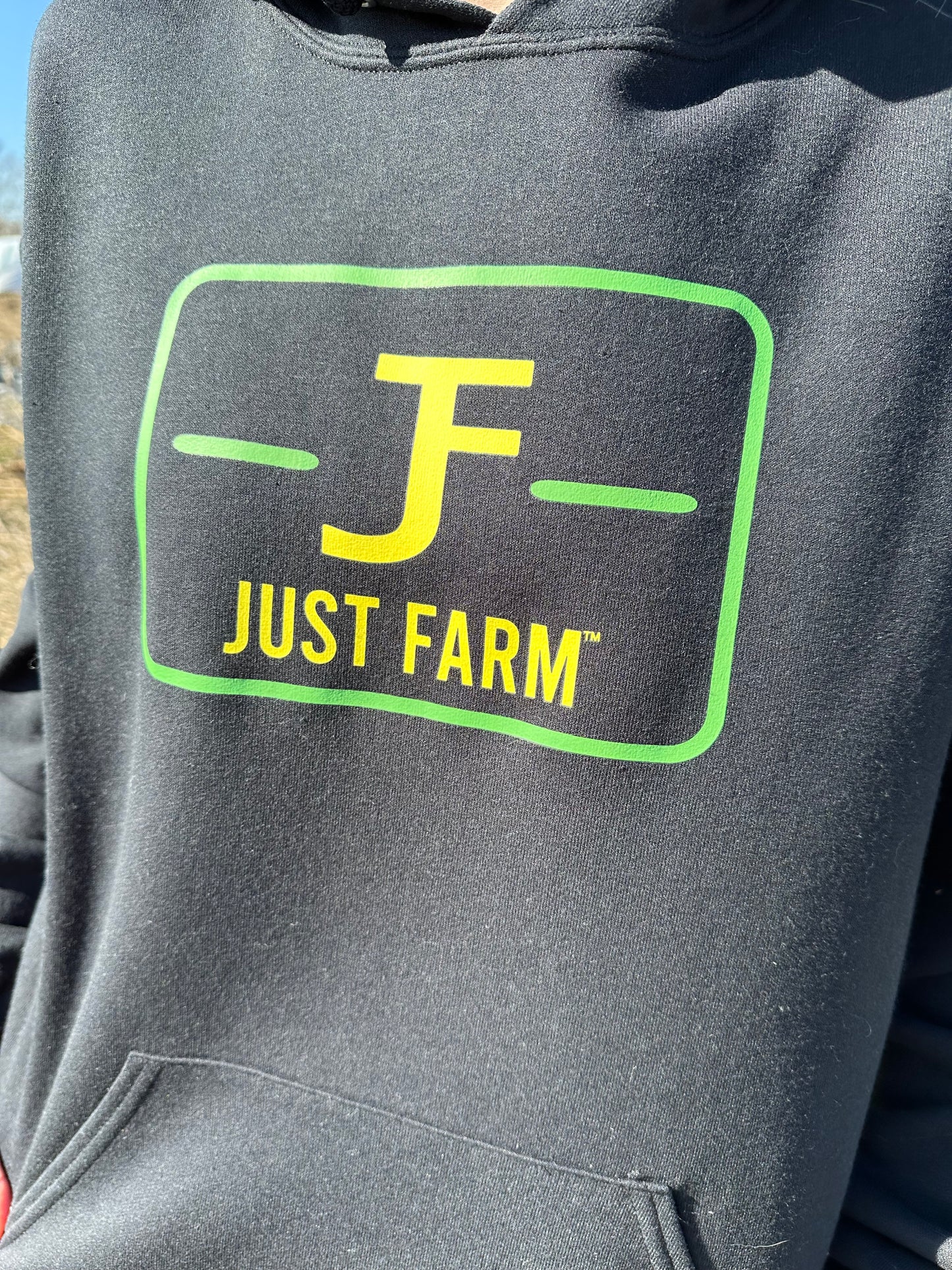 Just Farm JF Logo Hoodie - Just Farm Apparel